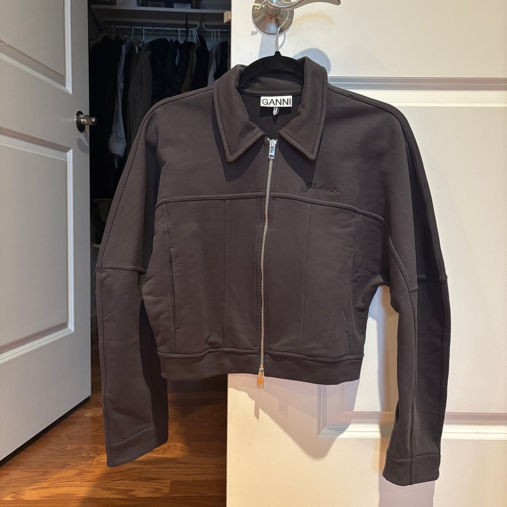 Ganni Heavy Terry Jersey Bomber XXS